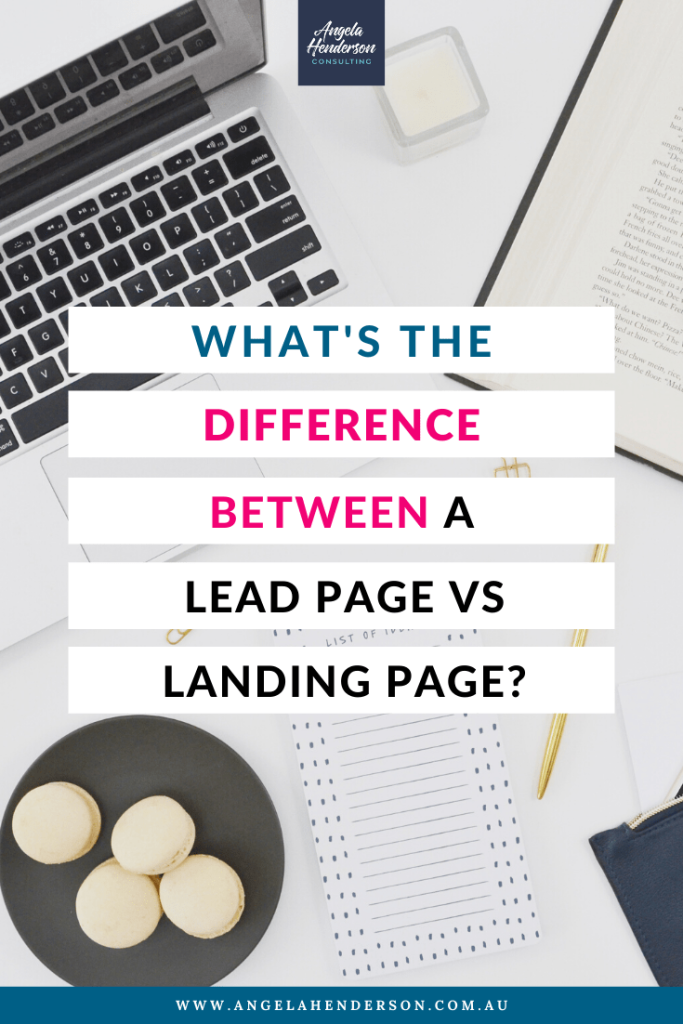 lead page vs landing page